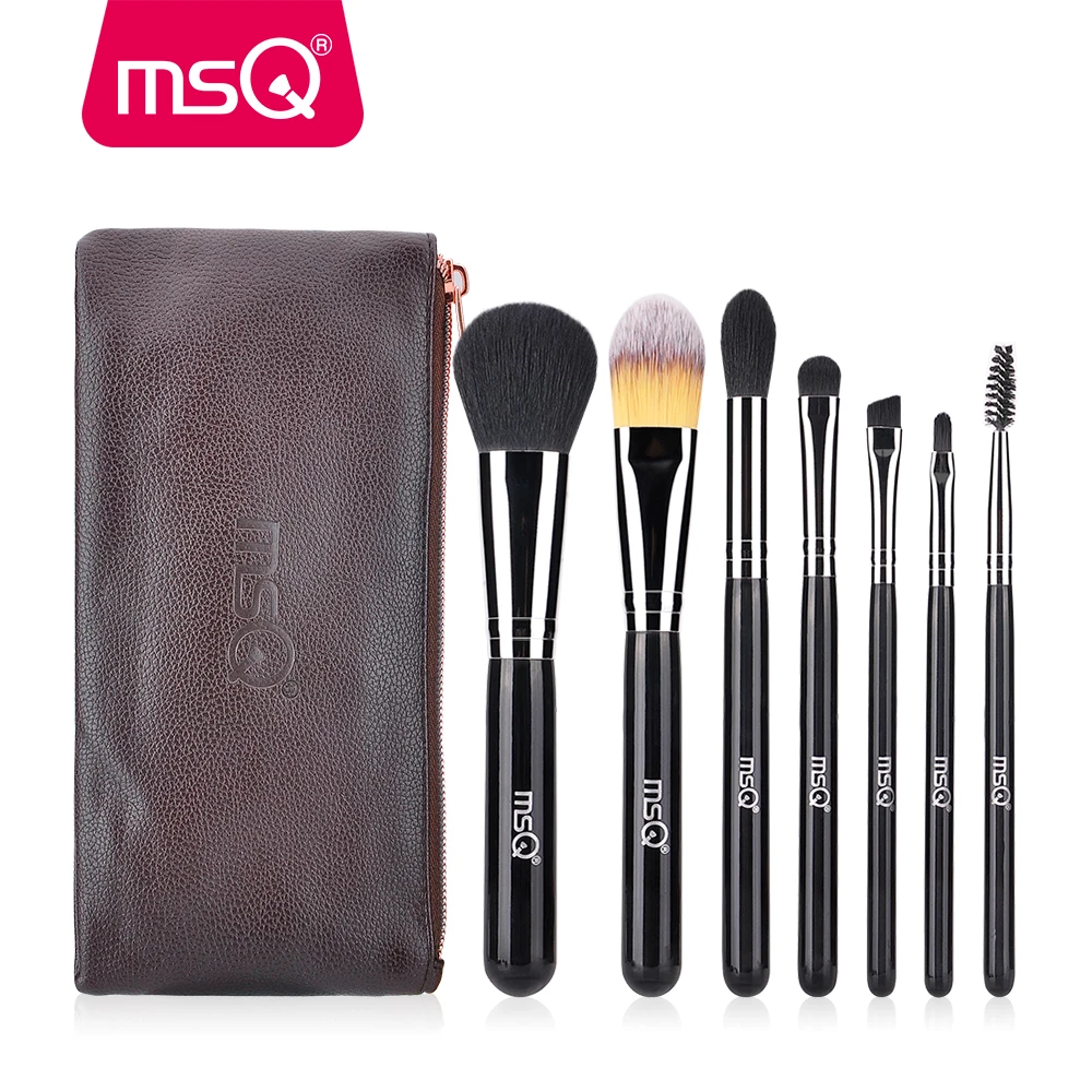 MSQ 7pcs Makeup Brushes Set Foundation Powder Eye Shadow Lip Make Up Brush Tool Cosmetic Maquiagem msq