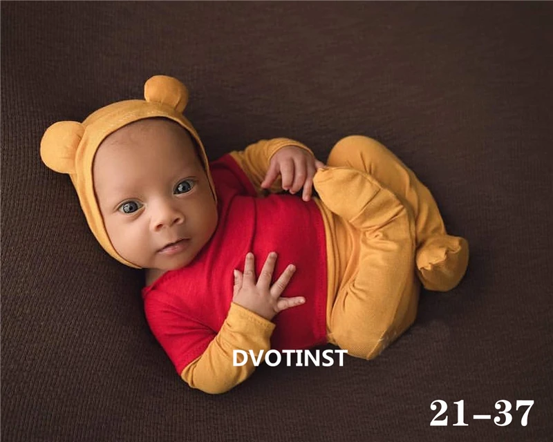 Roupas do Bebê Conjunto de Acessórios Dvotinst Newborn Fotografia Adereços Chapéu Bonnet Estúdio Brotos Bebes Foto 6 Chapéus e bonés