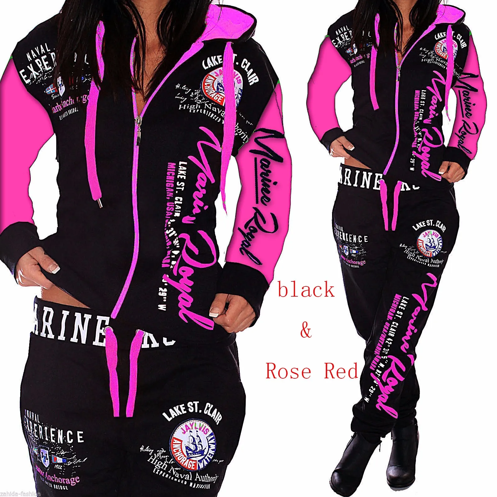 

ZOGAA Brand pink 2 piece outfits for women ropa de mujer 2018 Casual fashion 10 color women tracksuit Size plus S-3XL sweatsuit