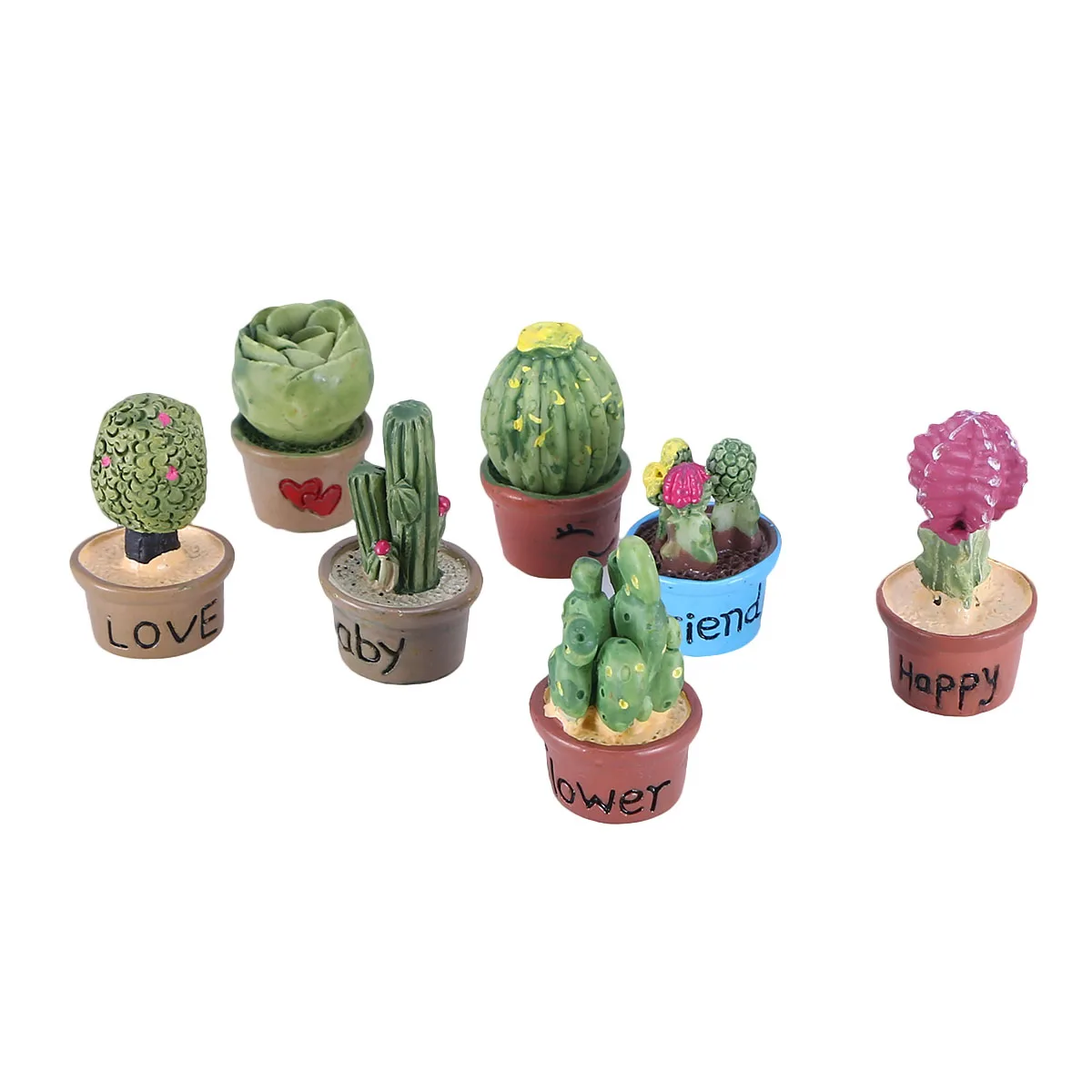 7PCS Micro Landscape Simulative High Quality Mini Size Micro Landscape Meaty Ornaments Gift Toys Set Crafts A30