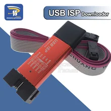Usbasp programador usbisp isp, programador de carregamento para arduino 51 atmel avr suporte 64 bit win7 & 32bit win98 winme win2000 winxp win vista