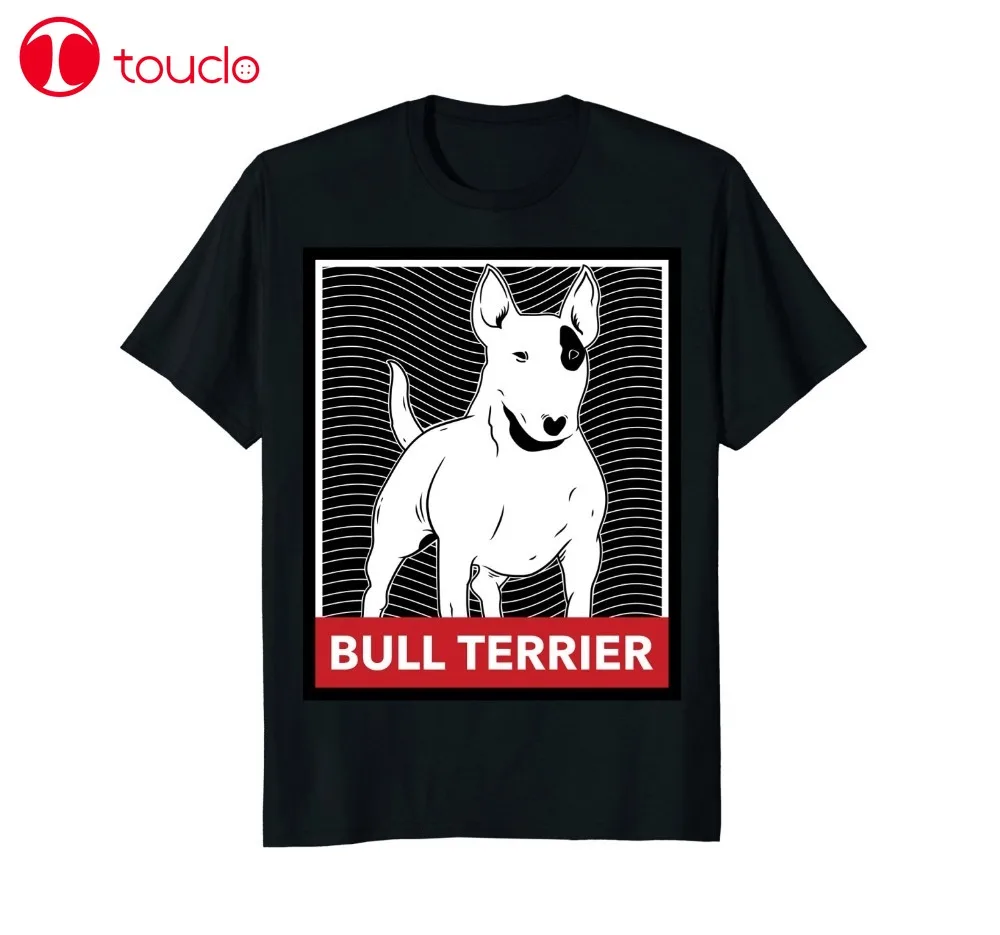 

Print T Shirt Mens Short Sleeve Hot I Love Bull Terrier T-Shirt Sweatshirt