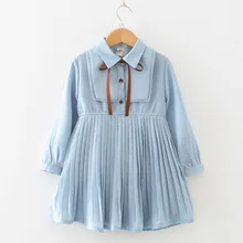 Платье для маленьких девочек; Осень-зима г.; платье с длинными рукавами для девочек; Детские праздничные платья для девочек; платье принцессы; одежда для детей