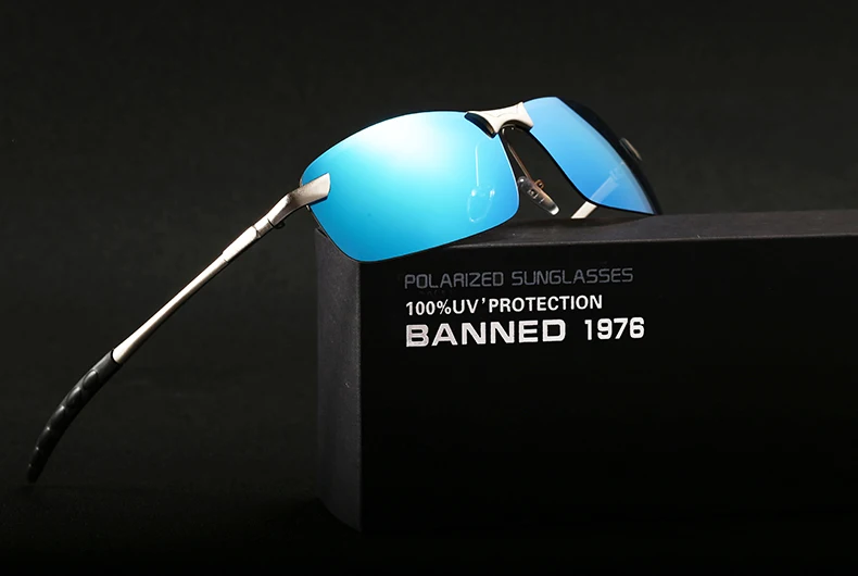 brand sports driving BANNED 1976 polarized sunglasses uv400 for men