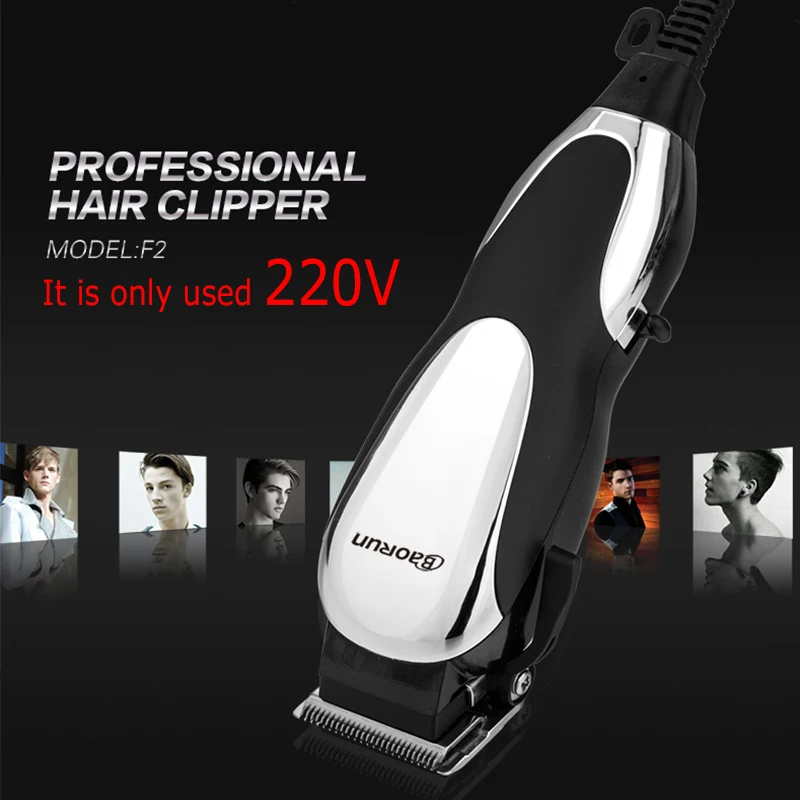  BaoRun Electric Hair Clipper Professional Hair Trimmer Men Mute Ultra Power Barber Salon Hair Cutti