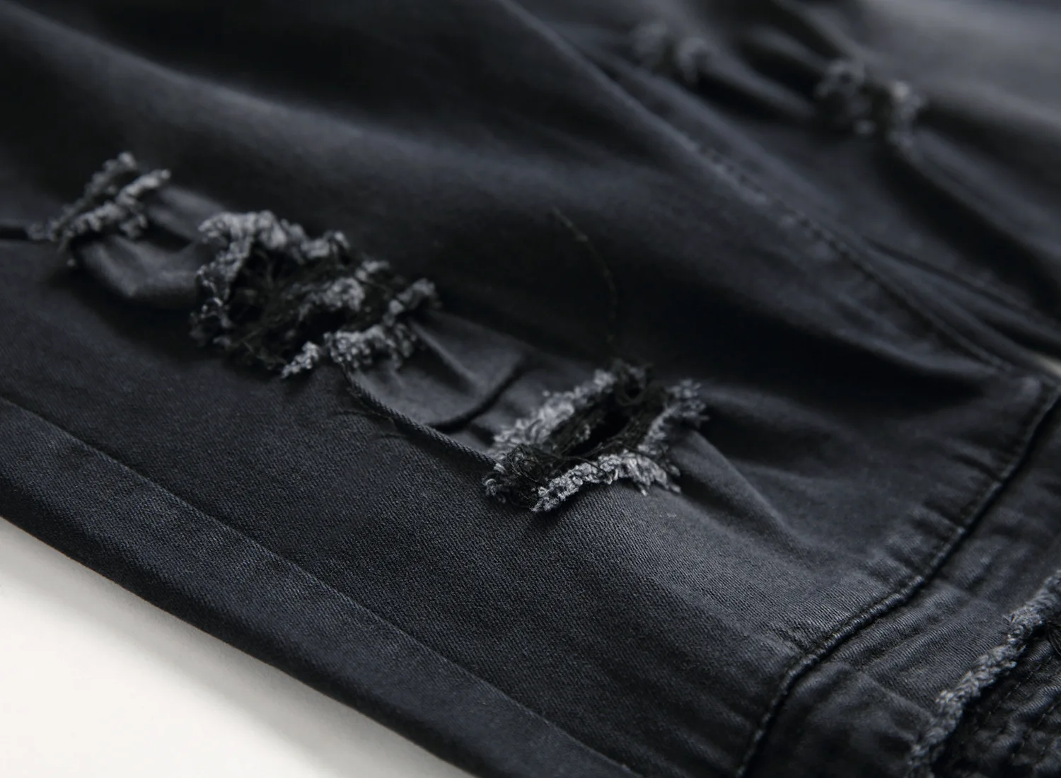 HMILY Для мужчин отверстие колена байкерские обтягивающие джинсы модные Повседневное дизайнерские брюки Марка проблемных Уничтожено