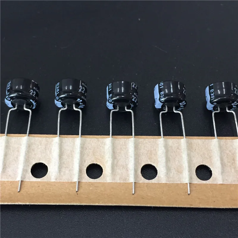 

100pcs 22uF 50V NICHICON MA series 8x5mm 50V22uF High Quality Low profile Aluminum Electrolytic Capacitor