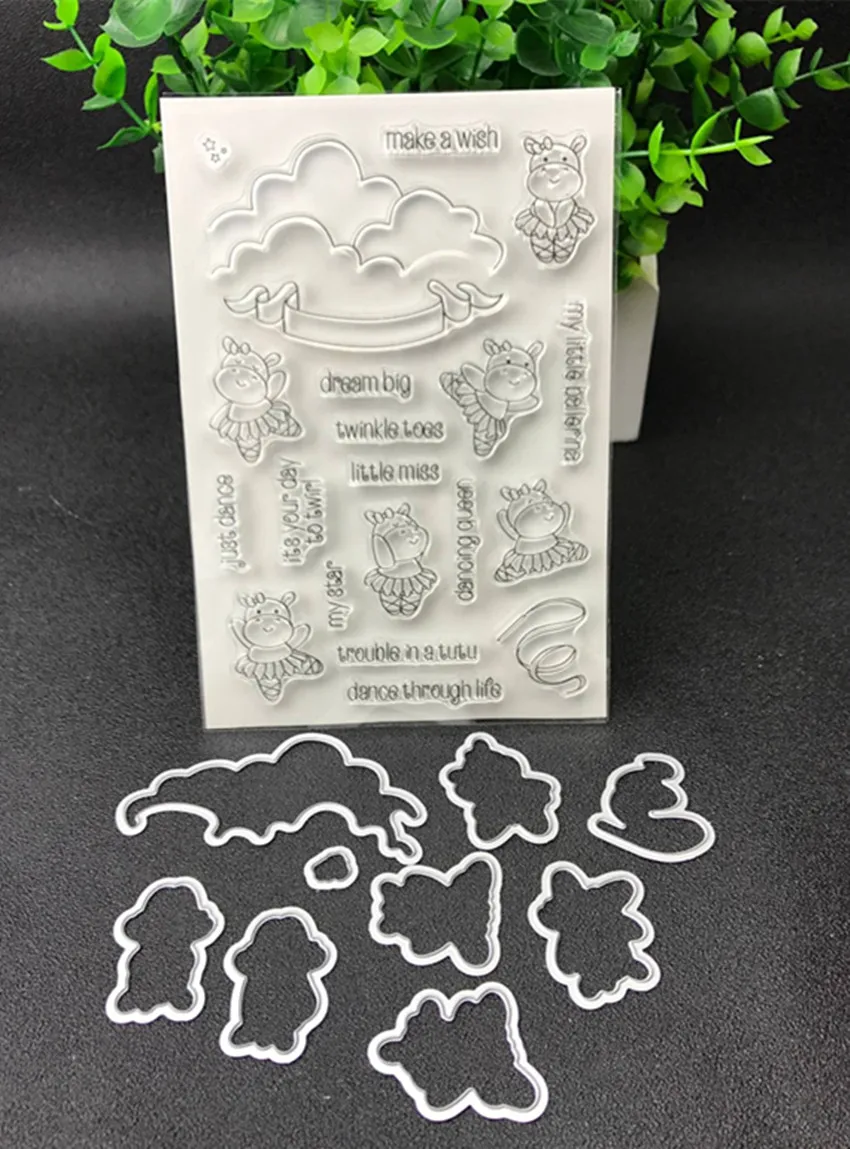 

Dance Metal Cutting Dies and stamp Stencils for DIY Scrapbooking/photo album Decorative Embossing DIY Paper Cards Making Proj