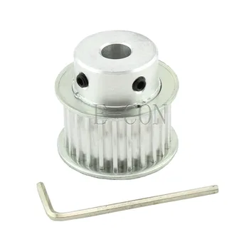 

1pcs HTD5M 24Teeth Timing Belt Pulley 5mm/6mm/8mm/10mm/12mm/14mm/15mm/17mm/20mm/6.35mm/12.7mm Bore 21mm width BF Stepper Motor