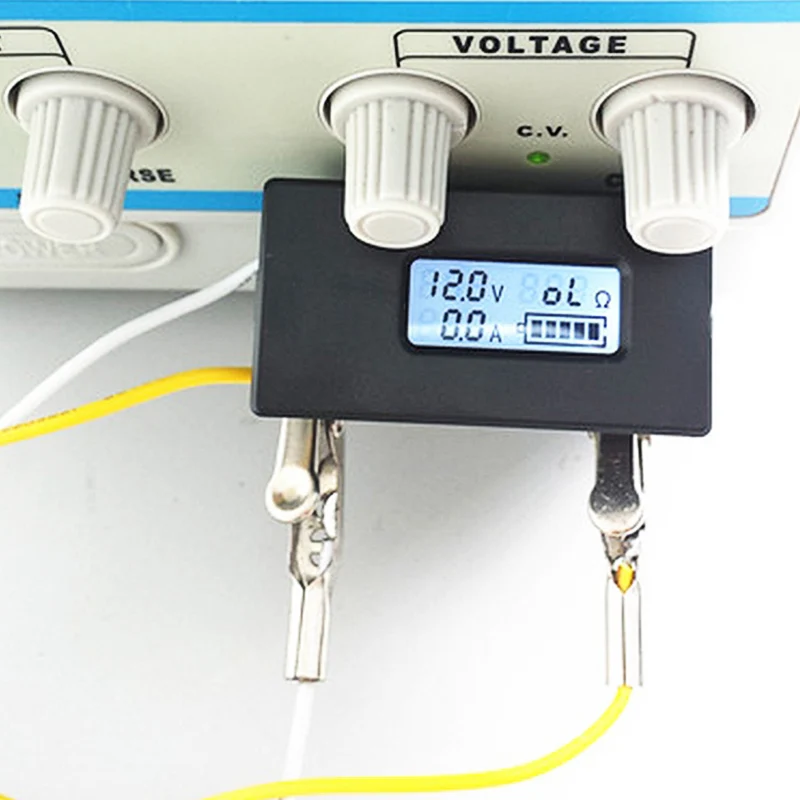 

Micro Digital Battery Capacity Voltage Current Detector 300W DC Voltmeter LCD Ammeter Tester Electrical Monitoring Instrument
