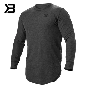 

New Men's Running T-shirt Racing Soccer Jerseys Quick Dry long sleeve Breathable Gym shirts outdoor exercise workout