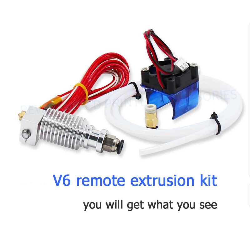 

New version of 3D printer remote extrusion compatible with E3D V6 J-head for 1.75mm/3mm filament High temperature stability