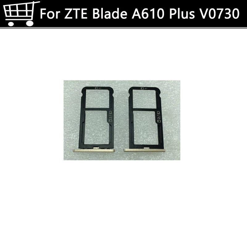 

New Sim Card Slot Tray Card Holder For Zte Blade A610 Plus BLADE Mobile Phone 5.5" Sim Card Slot Tray Card Holder Free Shipping