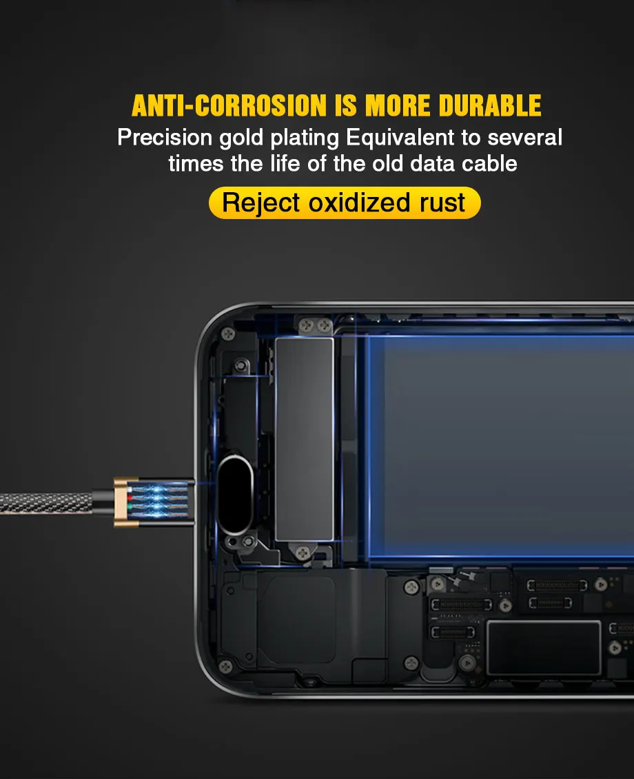 Usb type-C Micro кабель из цинкового сплава прочный кабель для samsung S8 S9 huawei type C Micro Быстрая зарядка линия передачи данных на Xiaomi USB Micro