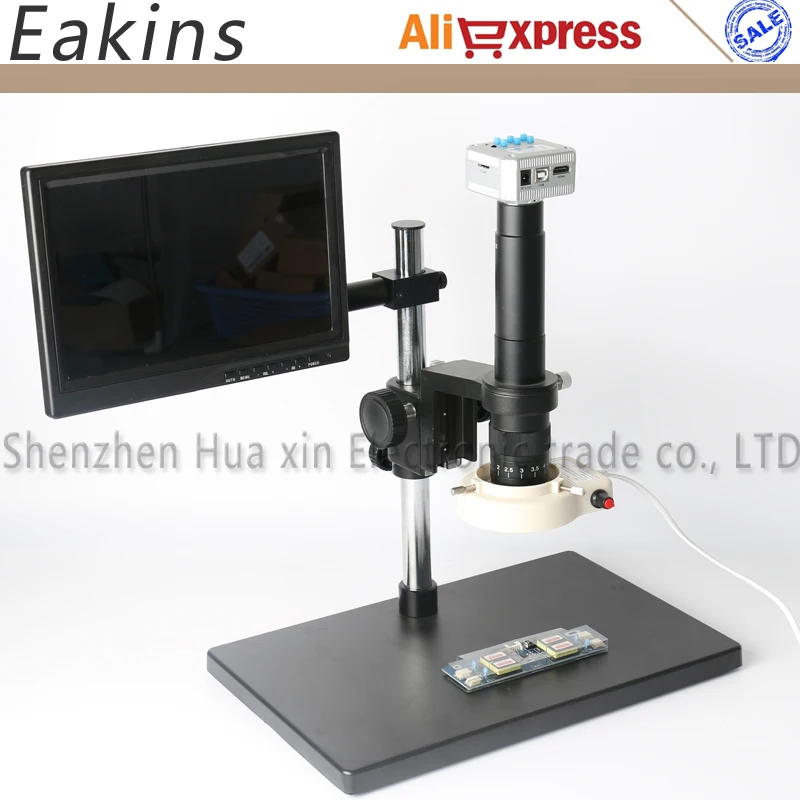 Industriële Microscoop Camera Set 20MP 1080P 60Fps Hdmi Usb Microscoop Camera 300X C Mount Lens Led Licht Voor Telefoon pcb Reparatie