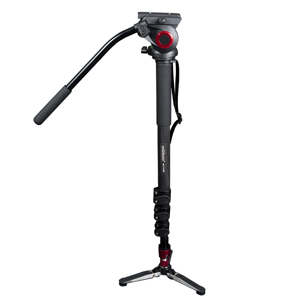 MTT705B Portable Carbon Fiber camera Tripod Monopod For Professional
