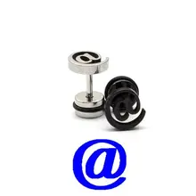 Узор серьги-гвоздики титановые heterochrosis 2012 316l серьги из нержавеющей стали Мужская серьга 2182