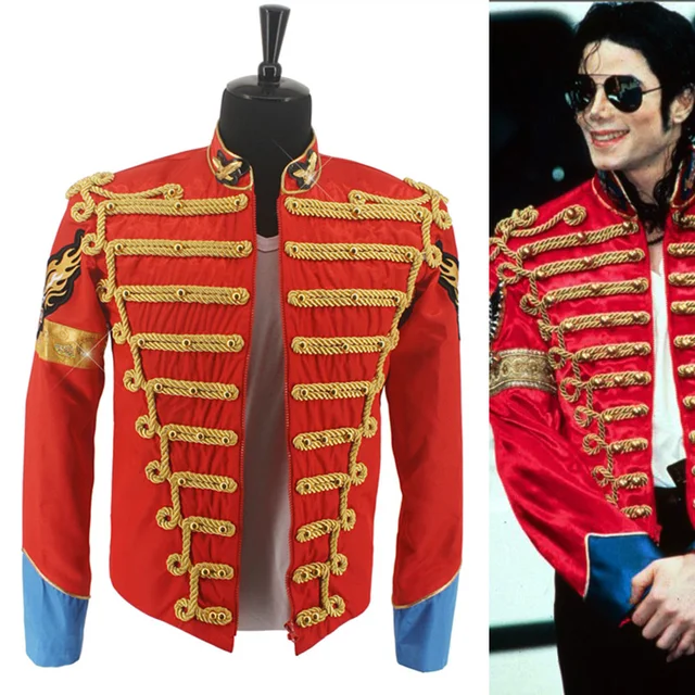 Buy Rare MJ Michael Jackson Red Retro England Military