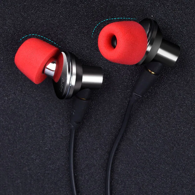 24 pcs/12 pair ANJIRUI ( L M S )4.5mm Caliber Ear Pads/cap memory ear foam eartips for in ear Headphones tips Sponge Ear cotton