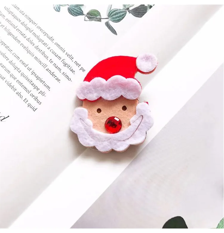 kid Christmas Santa Claus hair accesories hairpin headband gift box baby girl hairclip baby girl hair accessories children cute (10)