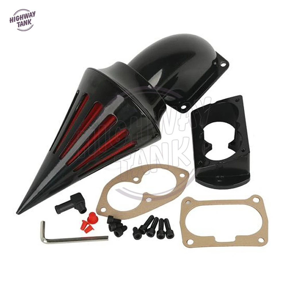 

Black Motorcycle Air Cleaner Intake Filter Kit case for KAWASAKI Vulcan 1500 1600 Mean Streak 2002-2009 2003 2004 2005 2006 2007