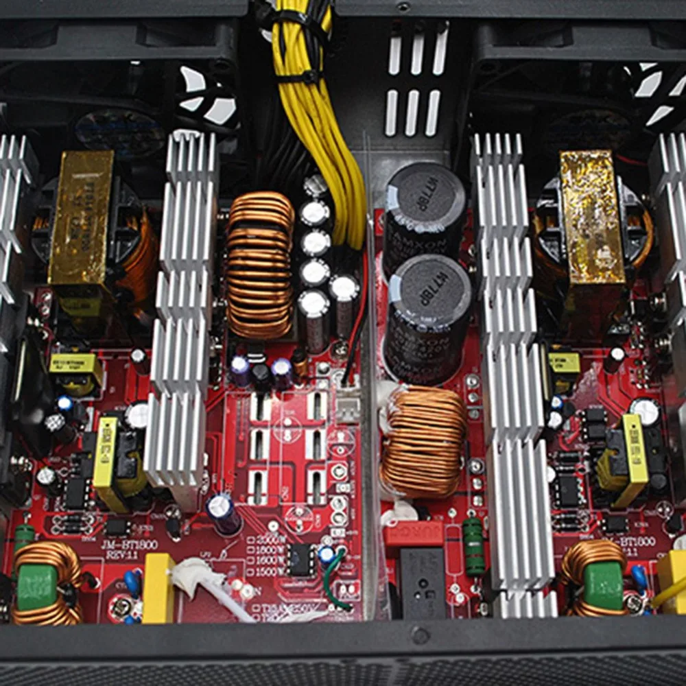 3450W High Efficiency Rated Active PFC Power Supply with 14CM Low Noise Cooling Fans for Bitcoin Mining Machine High Performance