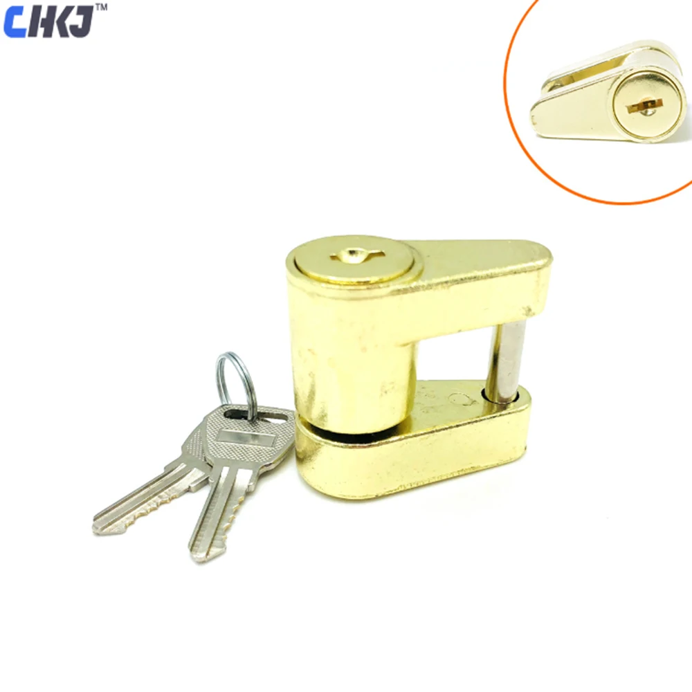 

CHKJ Trailer Locks Trailer Coupler Padlock Solid Brass for Hitch Security Protector Theft Protection Free Shipping