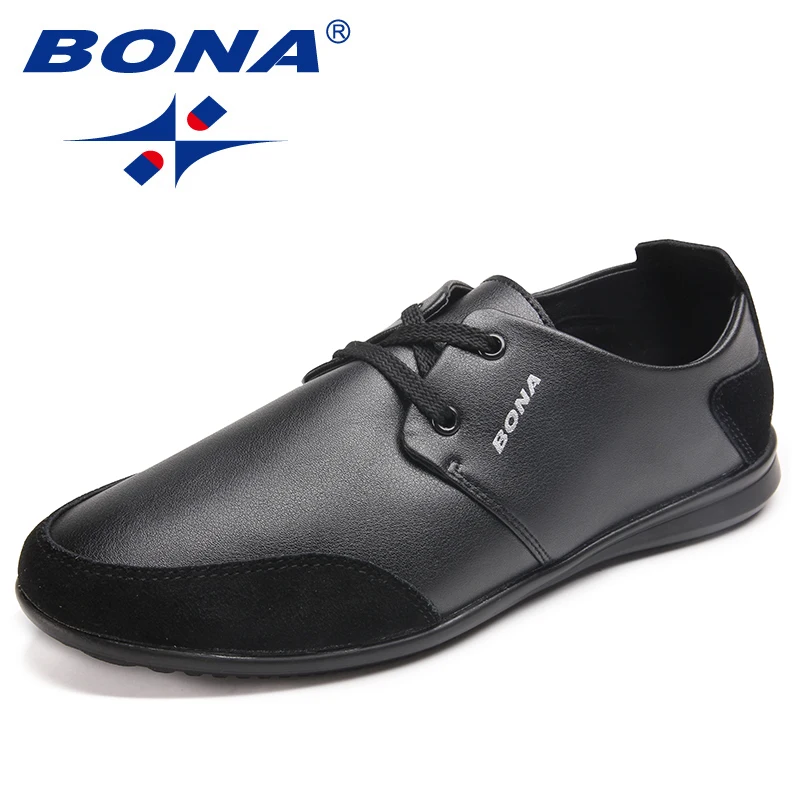 

BONA New Arrival Typical Style Men Casual Shoes Lace Up Men Loafers Microfiber Men Flats Comfortable Light Fast Free Shipping