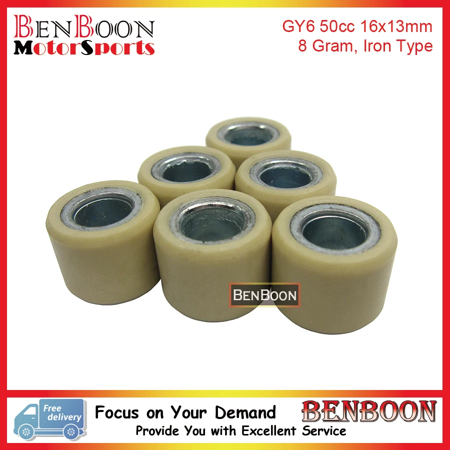 GY6 50cc Engine Parts Roller Weight 8 Gram 139QMB Chinese Scooter Parts