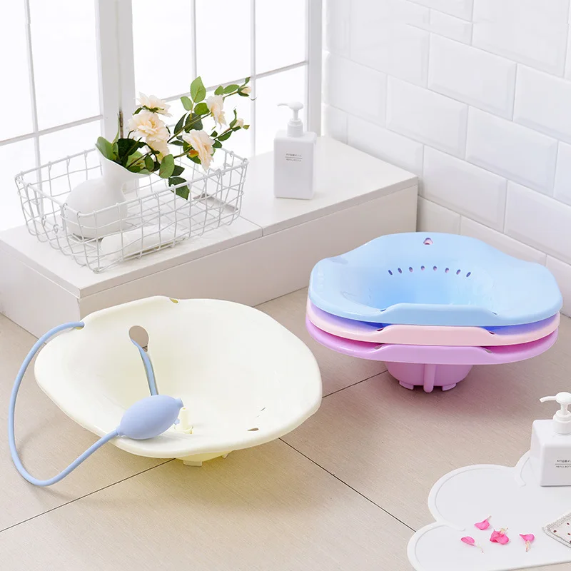 

Squat Closestool Sit Basin The Elderly Maternal Pregnant Woman Bath Wash Butt Basin Male Nursing Basin Woman Confinement Basin
