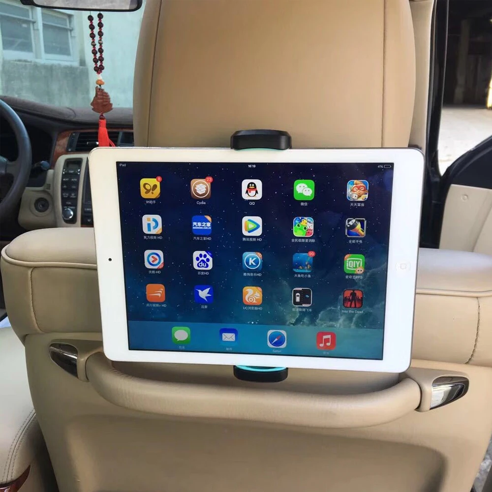 2 в 1 Горячая 360 градусов в салоне автомобиля на заднем сиденье Органайзер на спинку сиденья Стенд кронштейн для iPad 2/3/4 5 7-11 дюймов авто