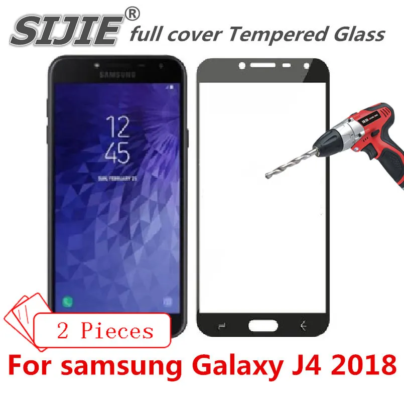 2 шт. полное покрытие закаленное стекло для samsung Galaxy J4 2018 J 4 J400 J400F защитный экран