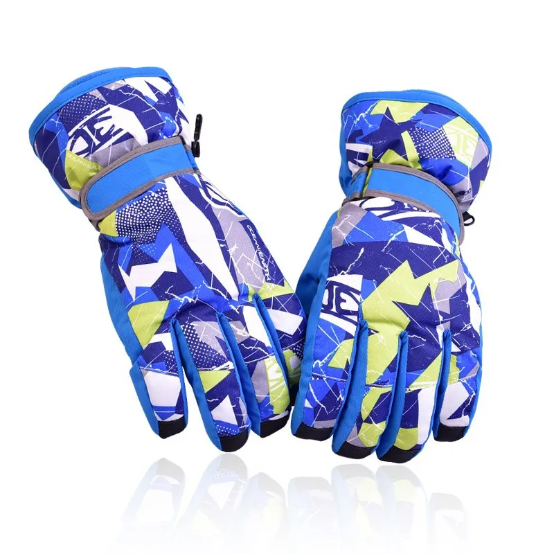 Новые мужские зимние лыжные спортивные водонепроницаемые дышащие двойные перчатки-30 градусов теплые мотоциклетные сноубордические перчатки
