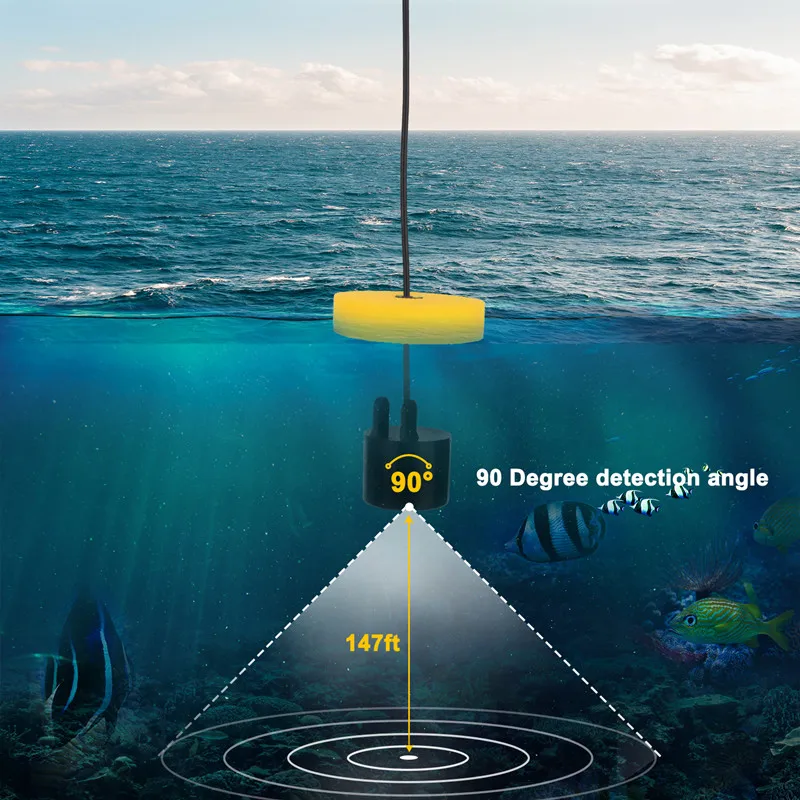 FF718LiC глубже Sonar эхолот Водонепроницаемый Рыболокаторы 2-в-1 проводной Беспроводной с Цвет Дисплей Рыбалка finder Shore зонд