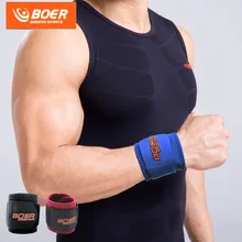 Цельнокроеное платье Регулируемый Опоры для запястья Brace бренд браслет AOLIKES Для мужчин и Для женщин тренажерный зал бороться профессиональный спорт защиты HJ23