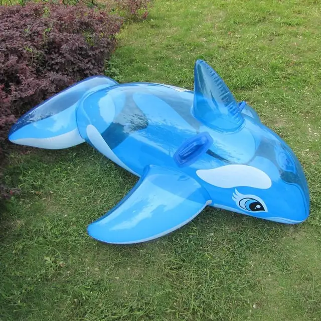 Giant Blue Whale Inflatable Outdoor Summer Children's Ride on Beach