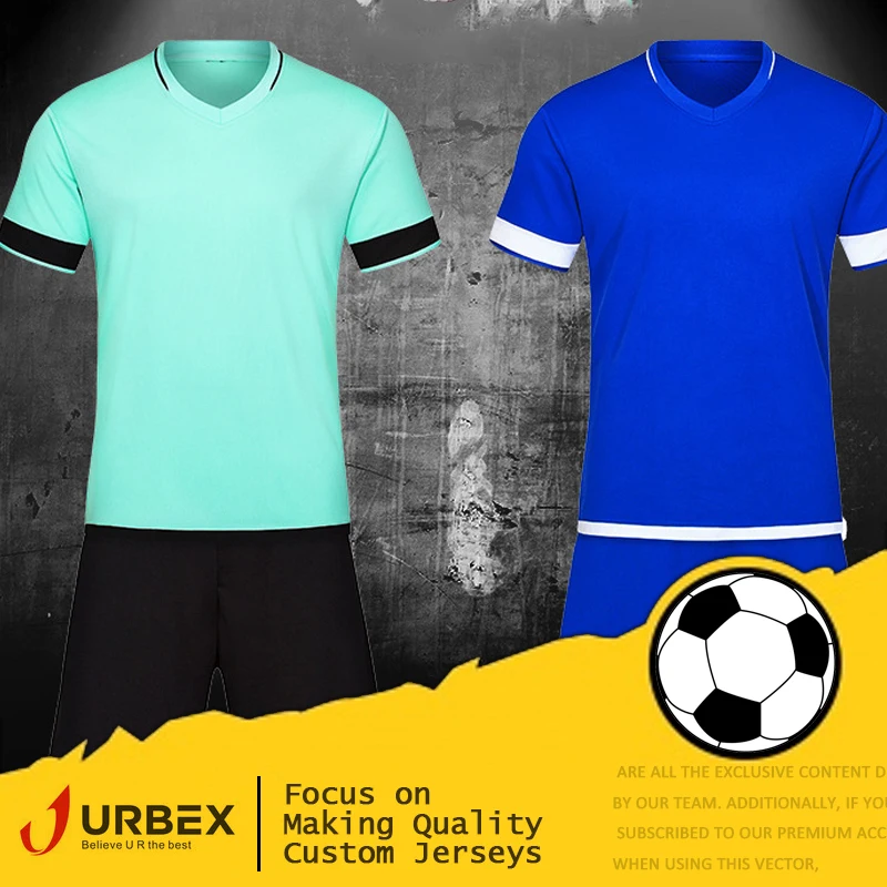 

URBEX Custom Soccer Jerseys Personalize Football Shirt Blank Plain Soccer Set DIY Your Team Kit Customize Uniforms TH1117