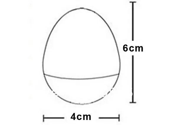 marbelize цвет Пластик яйцо пасхальное яйцо для подарка 6x4 см 12 шт./лот