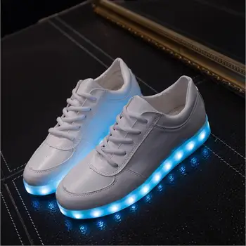 

USB Charger Lighted shoes for Boy&Girl glowing sneakers Kids Light Up shoes led slippers Casual Luminous Sneakers