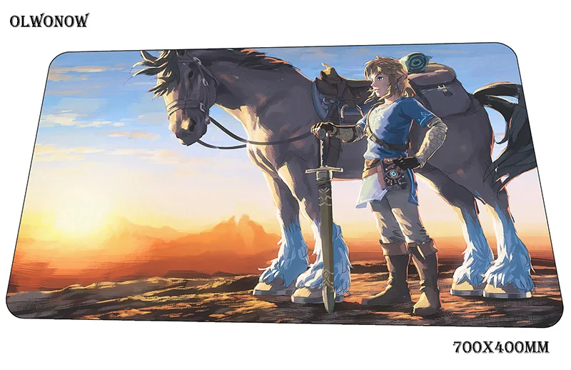 Zelda Коврик для мыши большой компьютерный коврик 70x40 см игровой коврик большой подарок на Хэллоуин padmouse Клавиатура Игры pc gamer стол