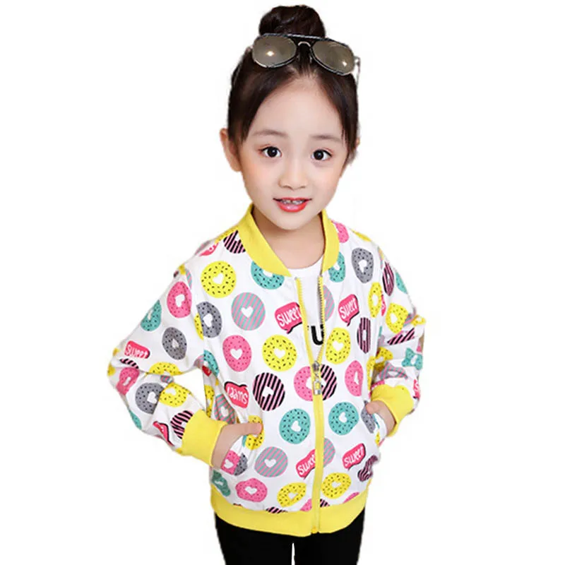 Coats for Girls Casual Tops Children Thin Jackets Kids Clothes Baby