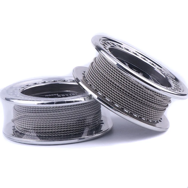 Проволока нагревательная XFKM SS316L для RDA RBA 5 м/рулон|clapton wire|fused claptonheating wire |