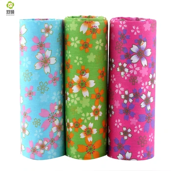 

Flower Fat Quarter Bundles Fabric Patchwork Clot For Sewing Patchwork Craft Dolls Cloth Shirt 40*50cm 3PCS/LOT