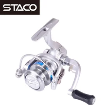 STACO 10 Ball Bearings Spinning Fishing Reel 5.2:1 Mini Reel Carp Fishing Wheel pesca Carp Small Reel For Lake River carretilha