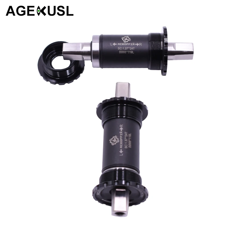 

TWTOPSE Bike Bicycle Bottom Brackets BB68 103mm 107mm 110mm 113mm 119mm Hollow Titanium Axis Bearing BC 1.37" 24T AL7075 Durable