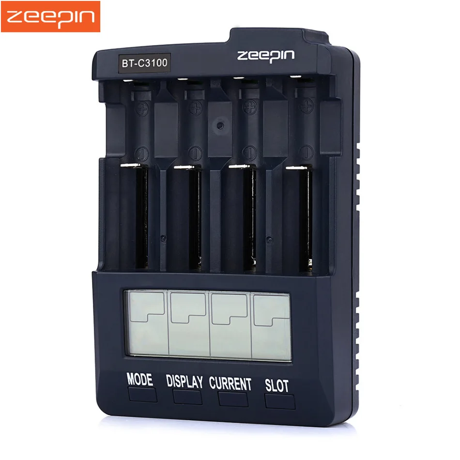 

Zeepin BT-C3100 V2.2 Smart Universal LCD LI-ion NiCd NiMh AA AAA 10440 14500 16340 17335 17500 18490 17670 18650 Battery Charger