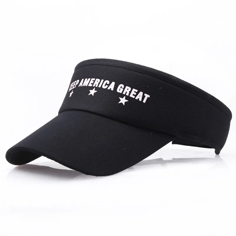 Держать Америку большой стенд от Трамп декларирования печати летние мужские солнцезащитные шапки женские солнцезащитные кепки оголовье Классические Кепки TY002 - Цвет: Черный