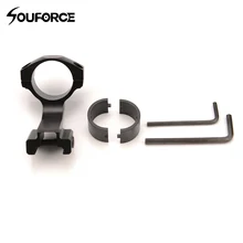 Тактический Пикатинни Длина 54 мм костюм 25,4/30 мм кольцо 21 мм рельсовый прицел крепление ткач база для винтовки Охота