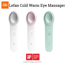 Xiaomi Lefan холодный теплый массажер для глаз снимает темные круги Отечность уход за кожей глаз автоматический датчик массажер для глаз с usb-портом