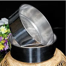 60 mesh ultra-fine stainless steel flour sieve 304 powder sieve 15cm rice sieve kitchen tools baking tools